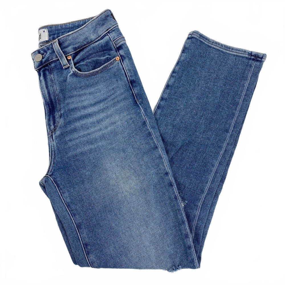 PAIGE Blue Light Wash Cindy Distressed Jeans | Womens 27
